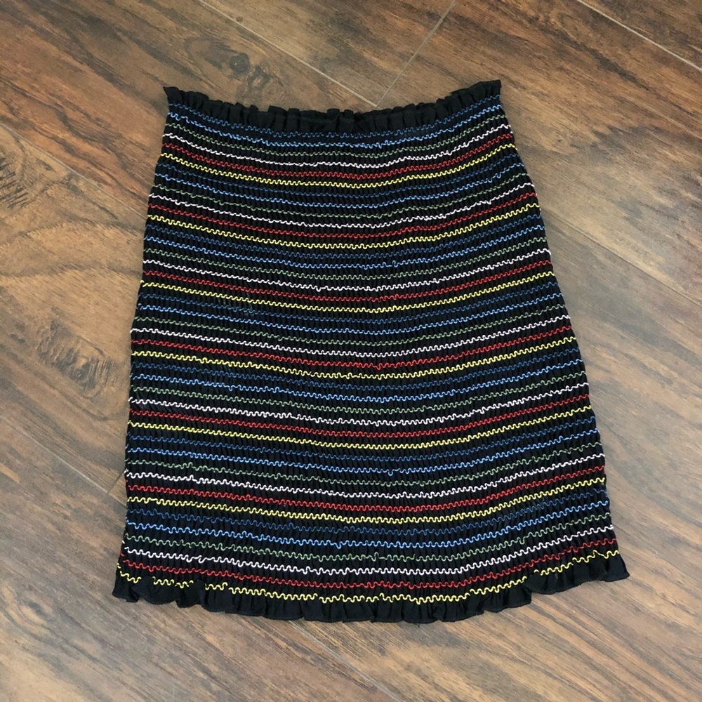Honey Punch Smock Multicolor Pencil Skirt Womens XS